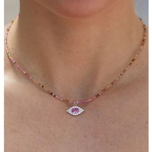 Savvy Cie Evil Eye Necklace